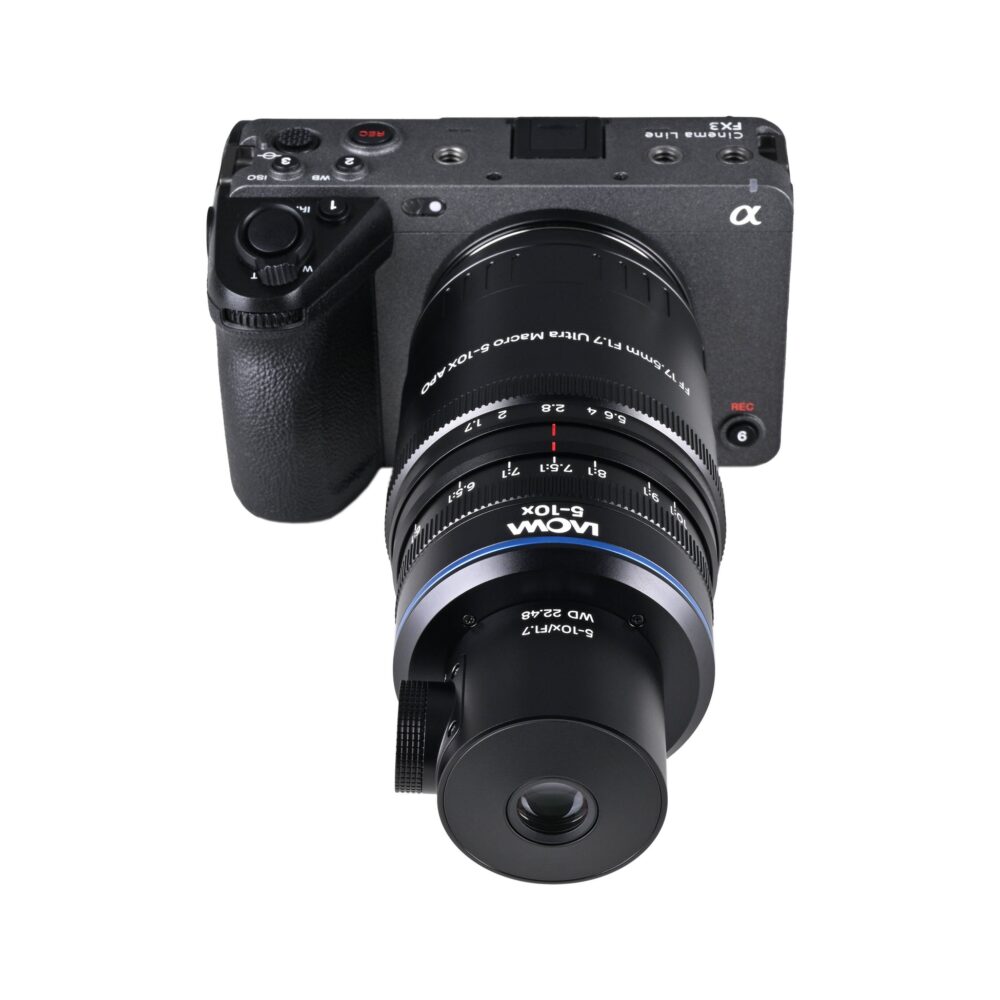 Laowa Aksen 17.5mm f/1.7 5-10X Ultra Macro APO Lens with Coaxial Illumination - FE mount