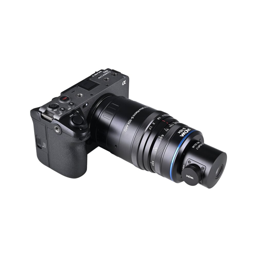 Laowa Aksen 17.5mm f/1.7 5-10X Ultra Macro APO Lens with Coaxial Illumination - FE mount