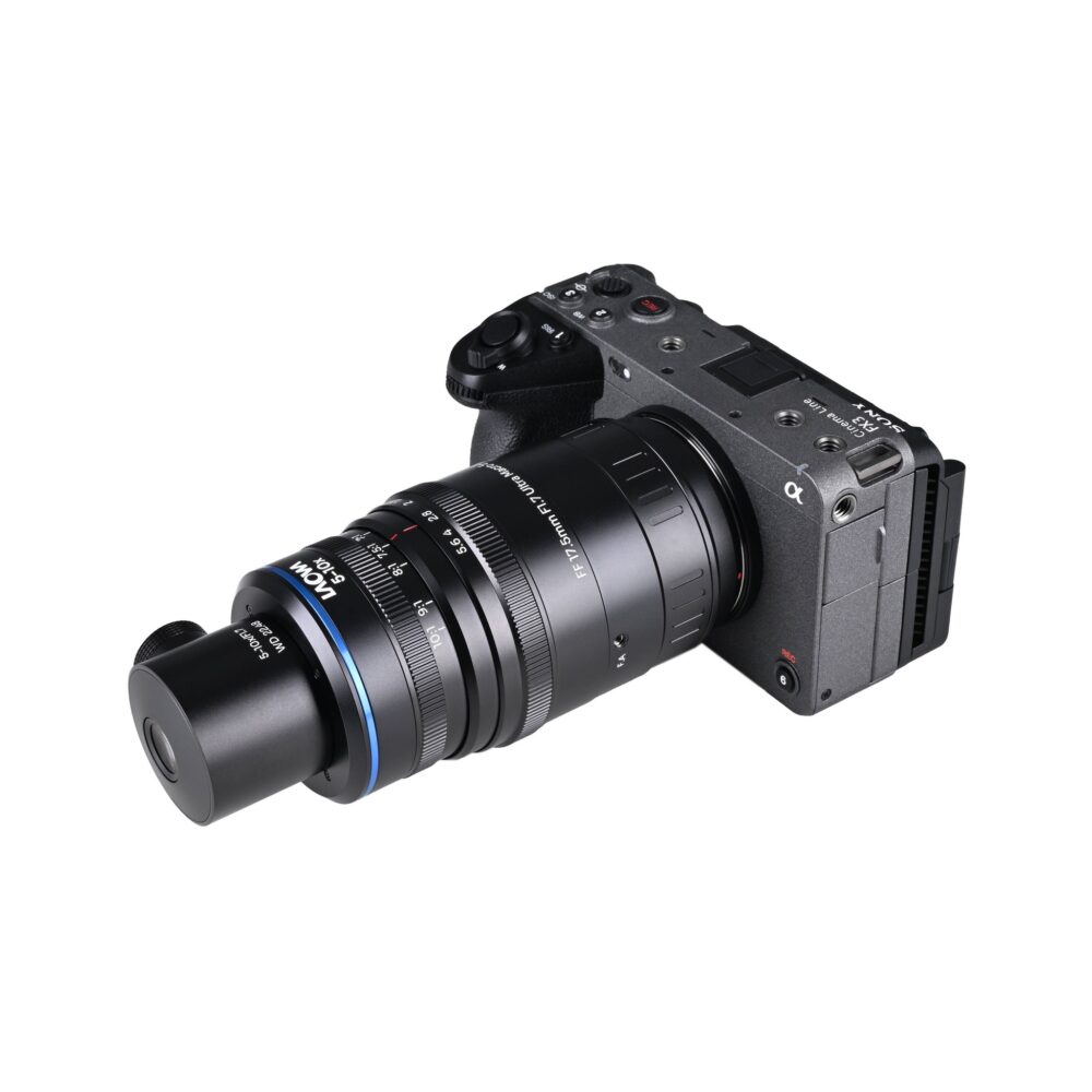 Laowa Aksen 17.5mm f/1.7 5-10X Ultra Macro APO Lens with Coaxial Illumination - FE mount