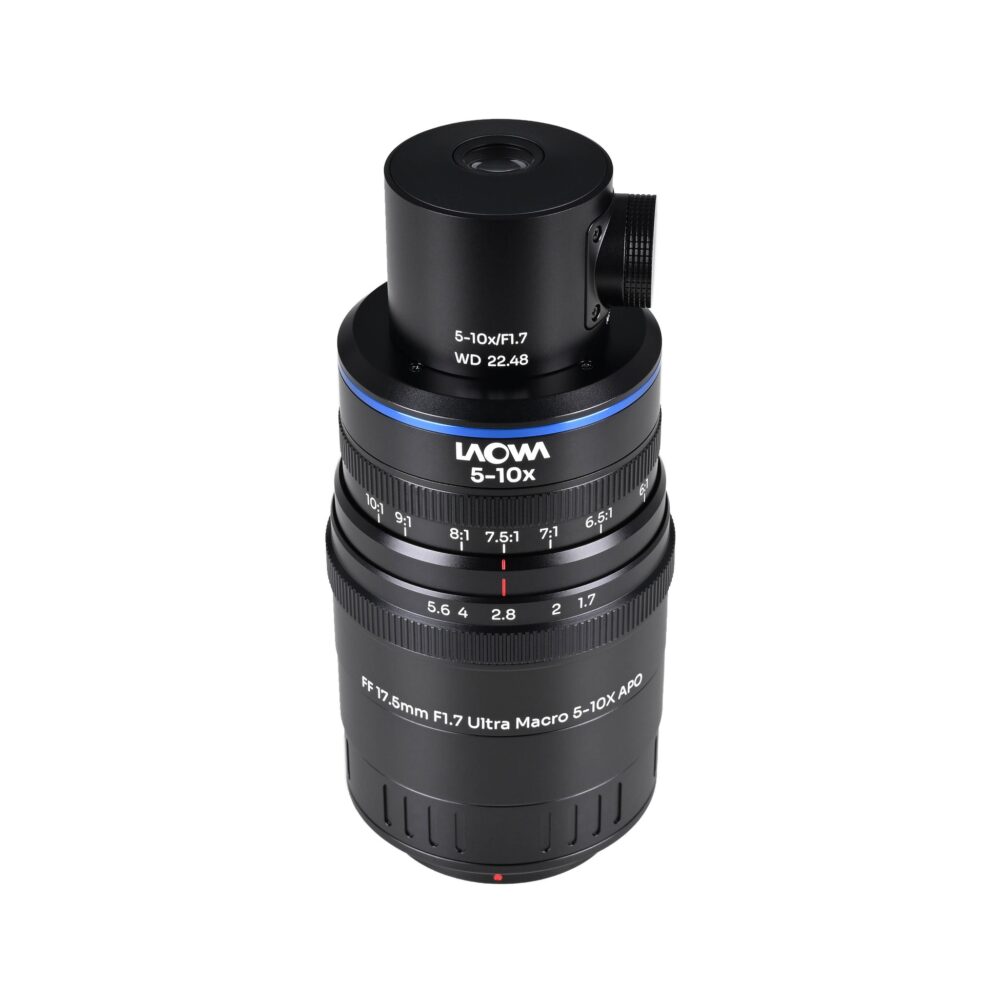 Laowa Aksen 17.5mm f/1.7 5-10X Ultra Macro APO Lens with Coaxial Illumination - Micro Four Thirds