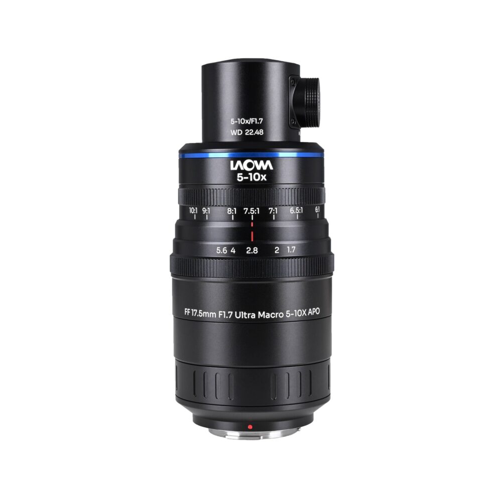 Laowa Aksen 17.5mm f/1.7 5-10X Ultra Macro APO Lens with Coaxial Illumination - Micro Four Thirds