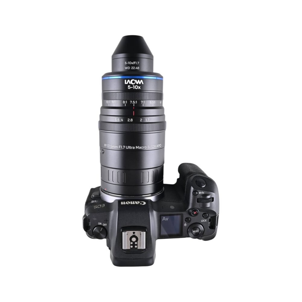 Laowa Aksen 17.5mm f/1.7 5-10x Ultra Macro APO Lens - Canon RF (VEAKSEN17517RF)