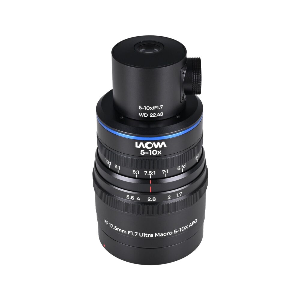 Laowa Aksen 17.5mm f/1.7 5-10x Ultra Macro APO Lens with Coaxial Illumination (Canon EF)
