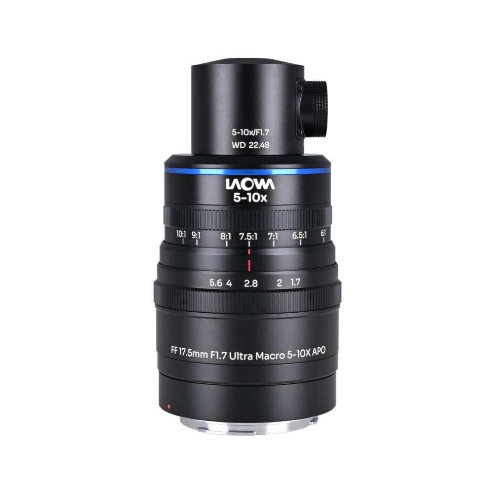 Laowa Aksen 17.5mm f/1.7 5-10x Ultra Macro APO Lens with Coaxial Illumination (Canon EF)