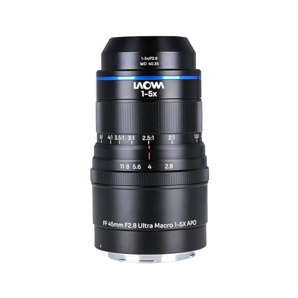 Laowa Aksen 45mm f/2.8 1-5X Ultra Macro APO Lens - Canon EF (VEAKSEN4528C)