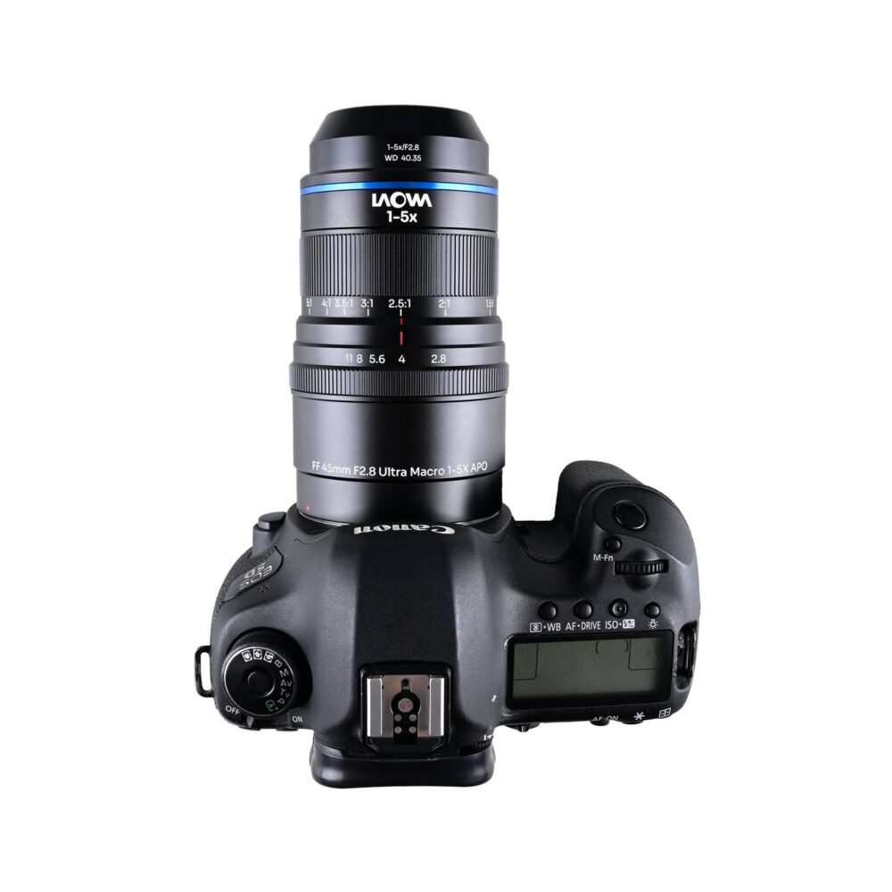 Laowa Aksen 45mm f/2.8 1-5X Ultra Macro APO Lens - Canon EF (VEAKSEN4528C)