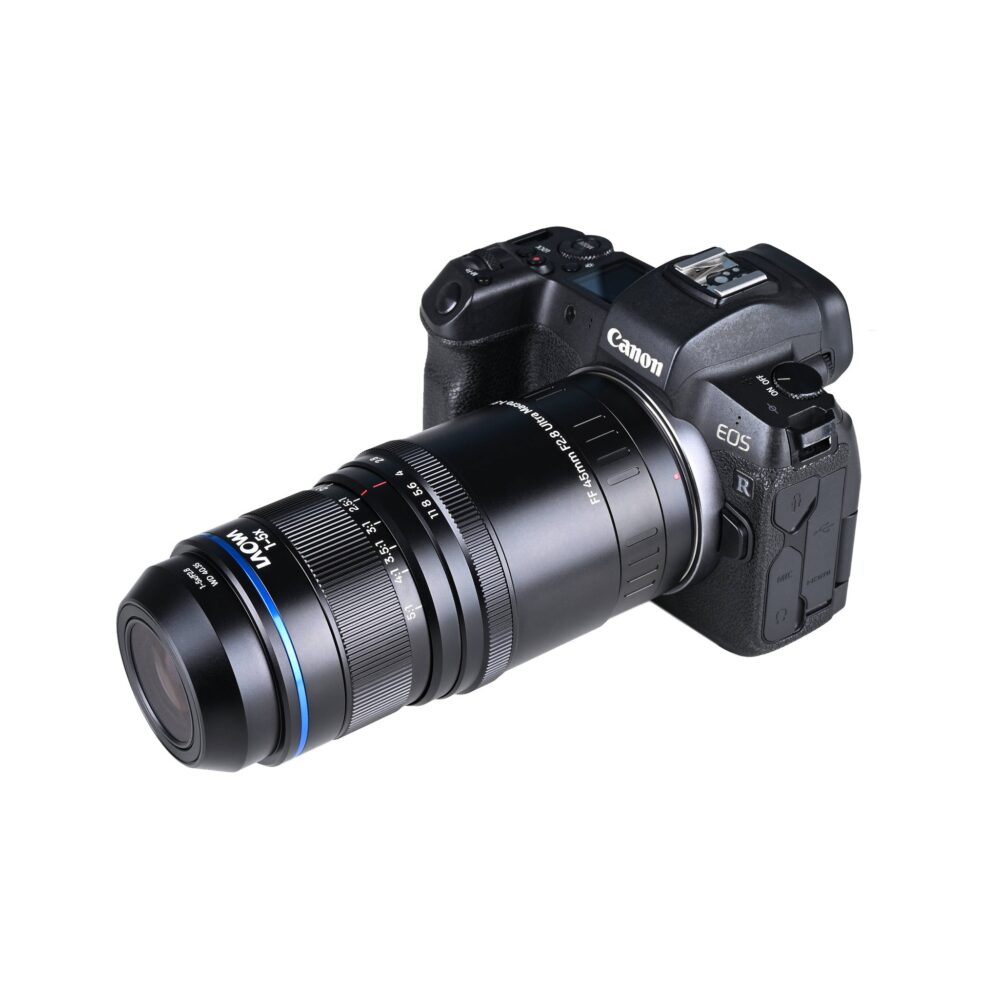 Laowa Aksen 45mm f/2.8 1-5X Ultra Macro APO Lens - Canon RF (VEAKSEN4528RF)