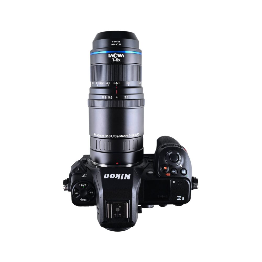 Laowa Aksen 45mm f/2.8 1-5X Ultra Macro APO Lens - Nikon Z (VEAKSEN4528NZ)