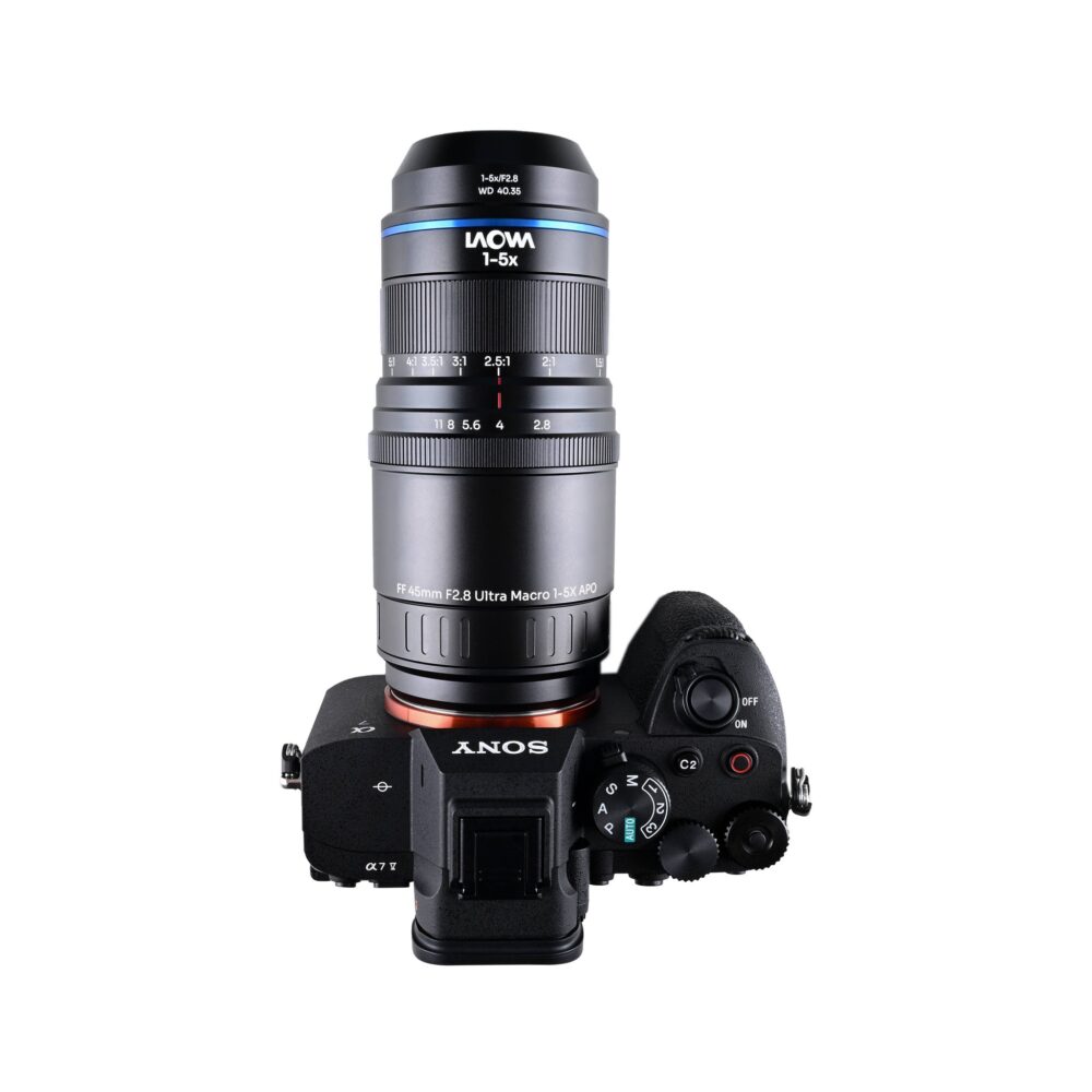 Laowa Aksen 45mm f/2.8 1-5X Ultra Macro APO Lens - Sony FE (VEAKSEN4528FE)