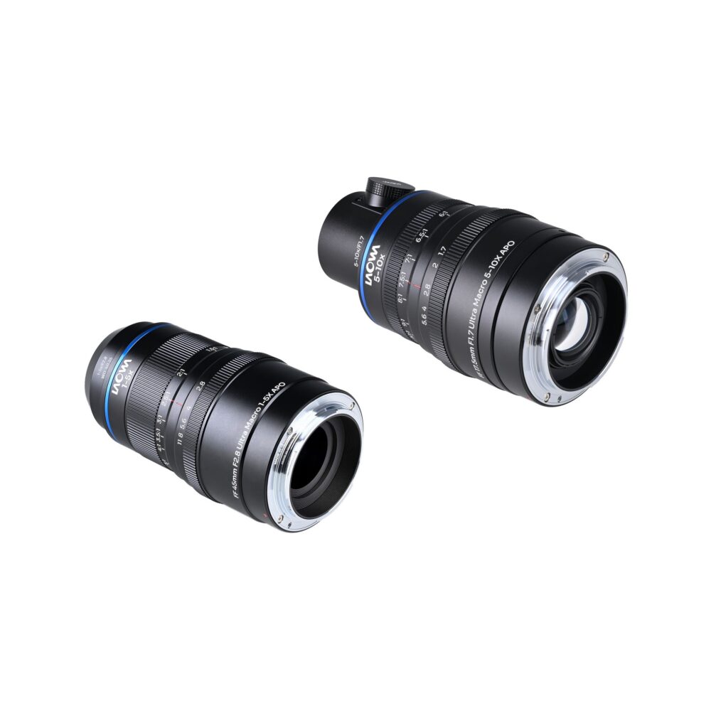 Laowa Aksen 45mm f/2.8 and 17.5mm f/1.7 Ultra Macro APO Lens Bundle with Coaxial Illumination (Canon EF)