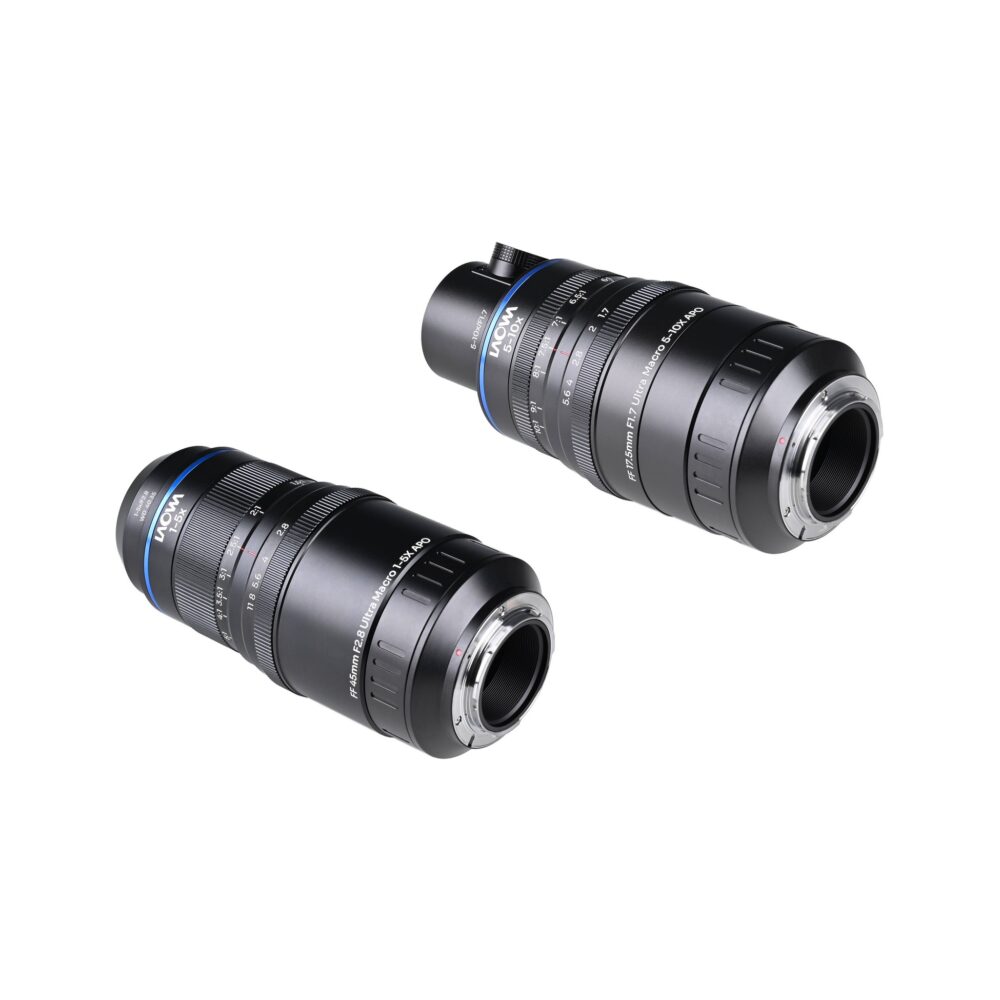 Laowa Aksen 45mm f/2.8 and 17.5mm f/1.7 Ultra Macro APO Lens Bundle with Coaxial Illumination (Micro Four Thirds)