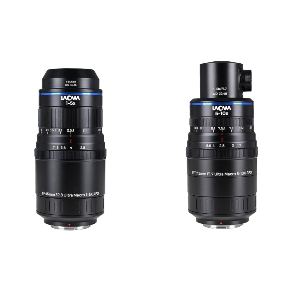 Laowa Aksen 45mm f/2.8 and 17.5mm f/1.7 Ultra Macro APO Lens Bundle with Coaxial Illumination (Micro Four Thirds)