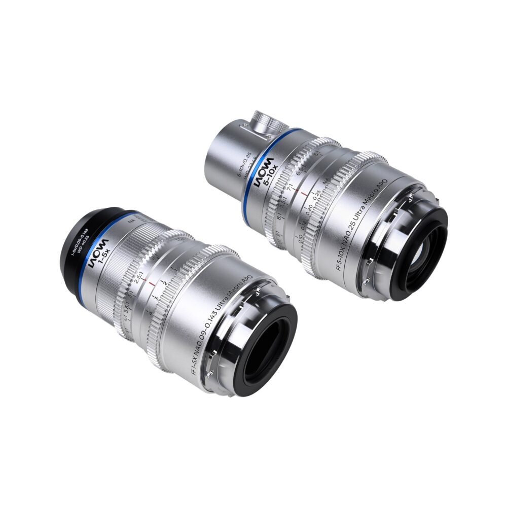 Laowa Aksen Ultra Macro APO 2-Lens Bundle with Coaxial Light Adapter (ARRI PL)