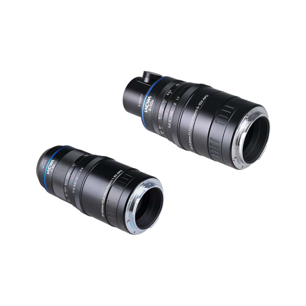 Laowa Aksen Ultra Macro APO Lenses Bundle (Coax Ill)) 45mm f/2.8 & 17.5mm f/1.7 - Canon RF