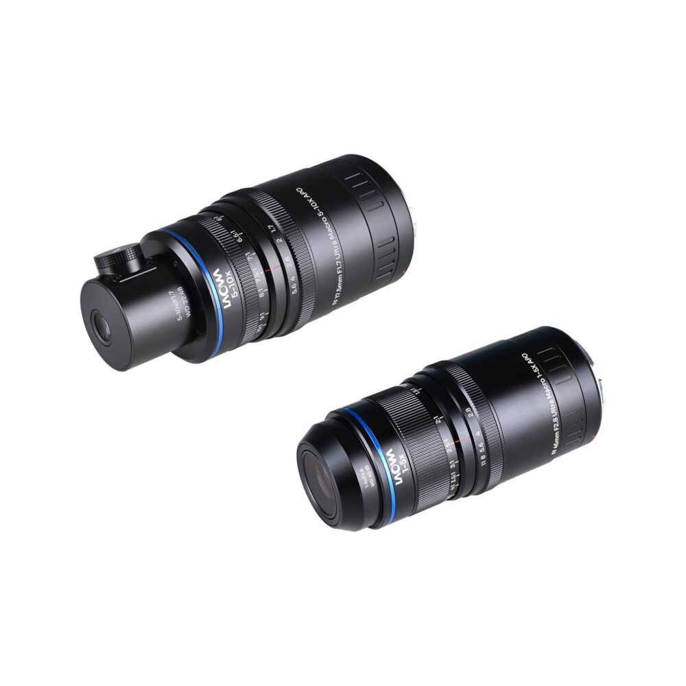 Laowa Aksen Ultra Macro APO Lenses Bundle (Coax Ill)) 45mm f/2.8 & 17.5mm f/1.7 - Canon RF