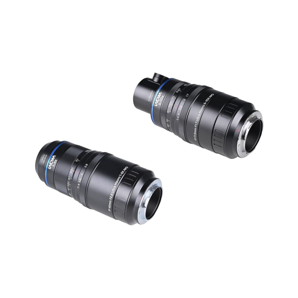Laowa Aksen Ultra Macro APO Lenses Bundle (Coax Ill)) 45mm f/2.8 & 17.5mm f/1.7 - FUJIFILM X