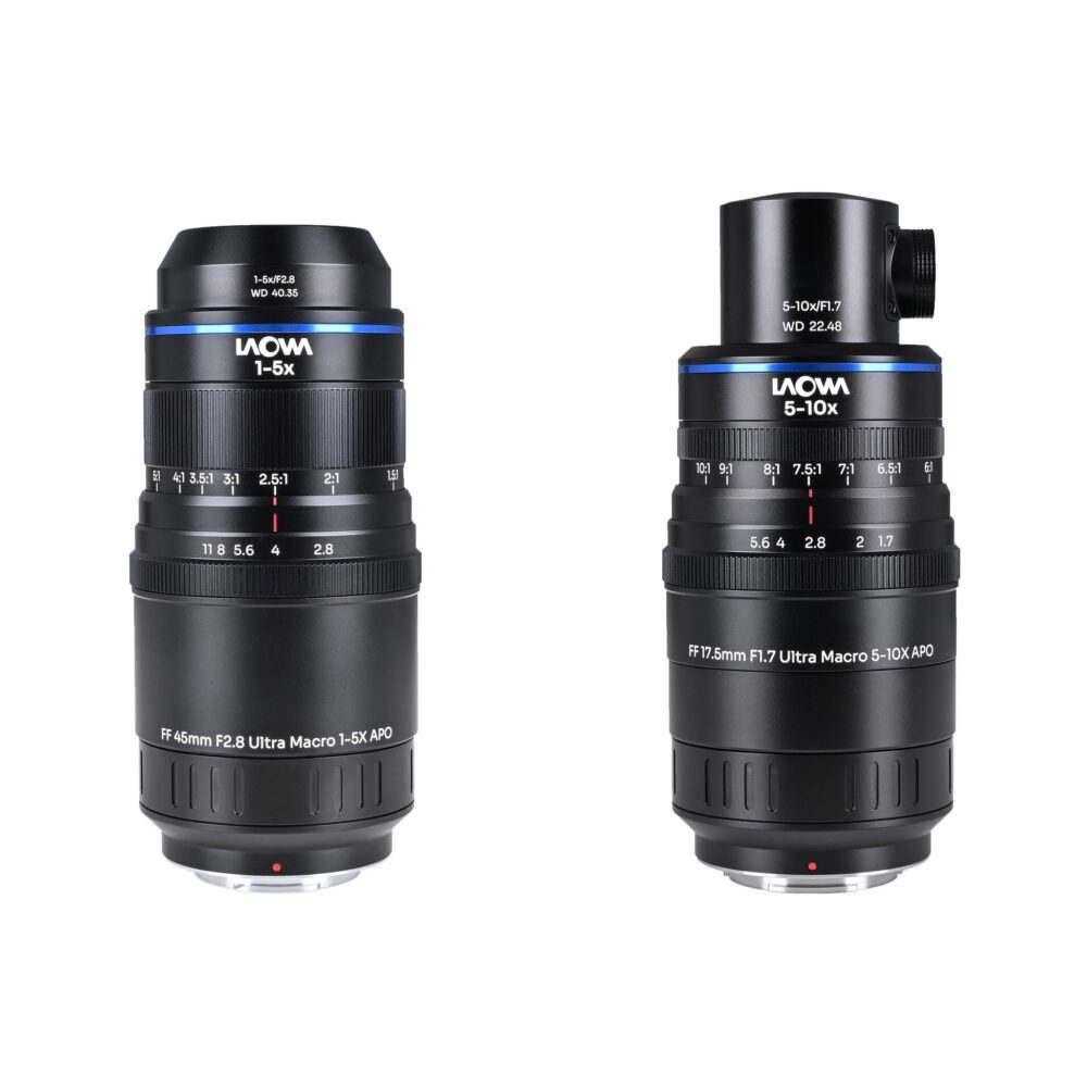 Laowa Aksen Ultra Macro APO Lenses Bundle (Coax Ill)) 45mm f/2.8 & 17.5mm f/1.7 - FUJIFILM X