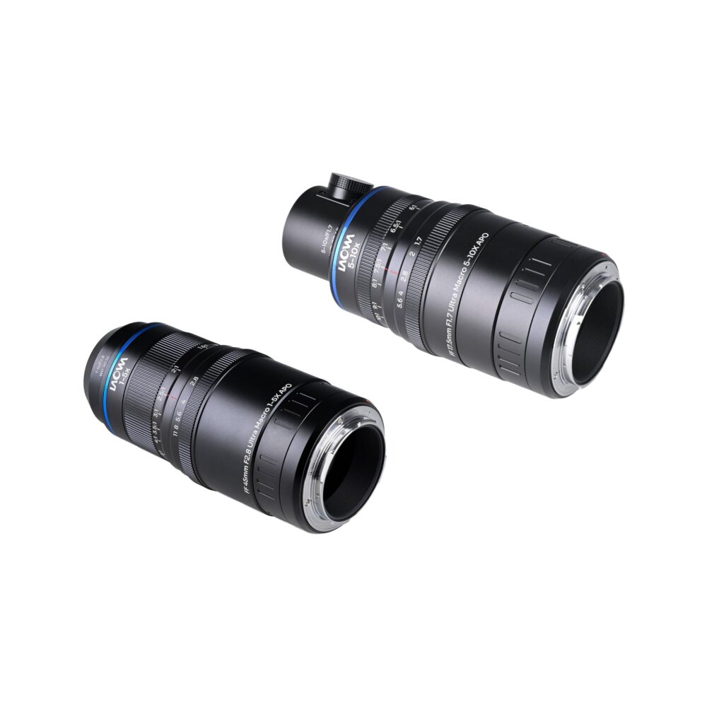 Laowa Aksen Ultra Macro APO Lenses Bundle (Coax Ill)) 45mm f/2.8 & 17.5mm f/1.7 - L Mount