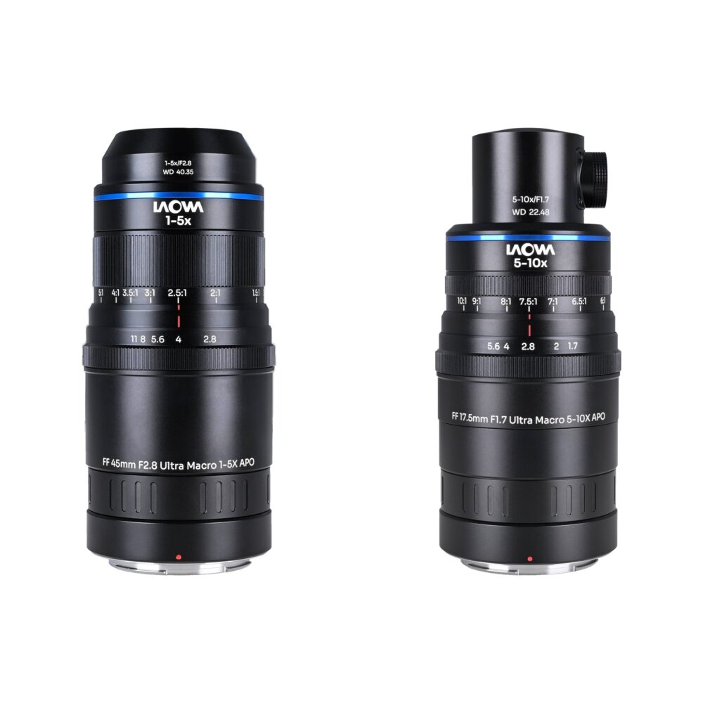Laowa Aksen Ultra Macro APO Lenses Bundle (Coax Ill)) 45mm f/2.8 & 17.5mm f/1.7 - Nikon Z
