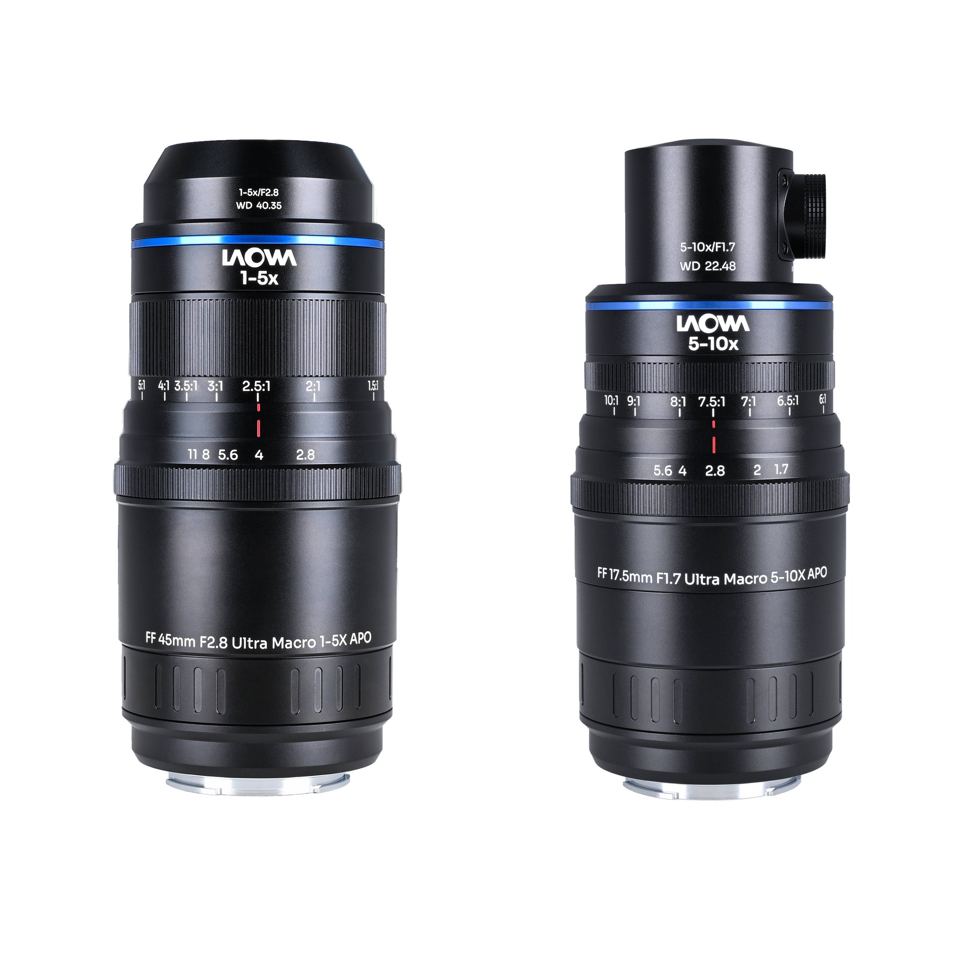 Laowa Aksen Ultra Macro APO Lenses Bundle (Coax Ill)) 45mm f/2.8 & 17.5mm f/1.7 - Sony E