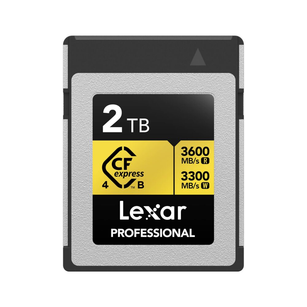 Lexar CFexpress Pro Type B Gold 4.0 Series 2TB - R3600/W3300MB/s