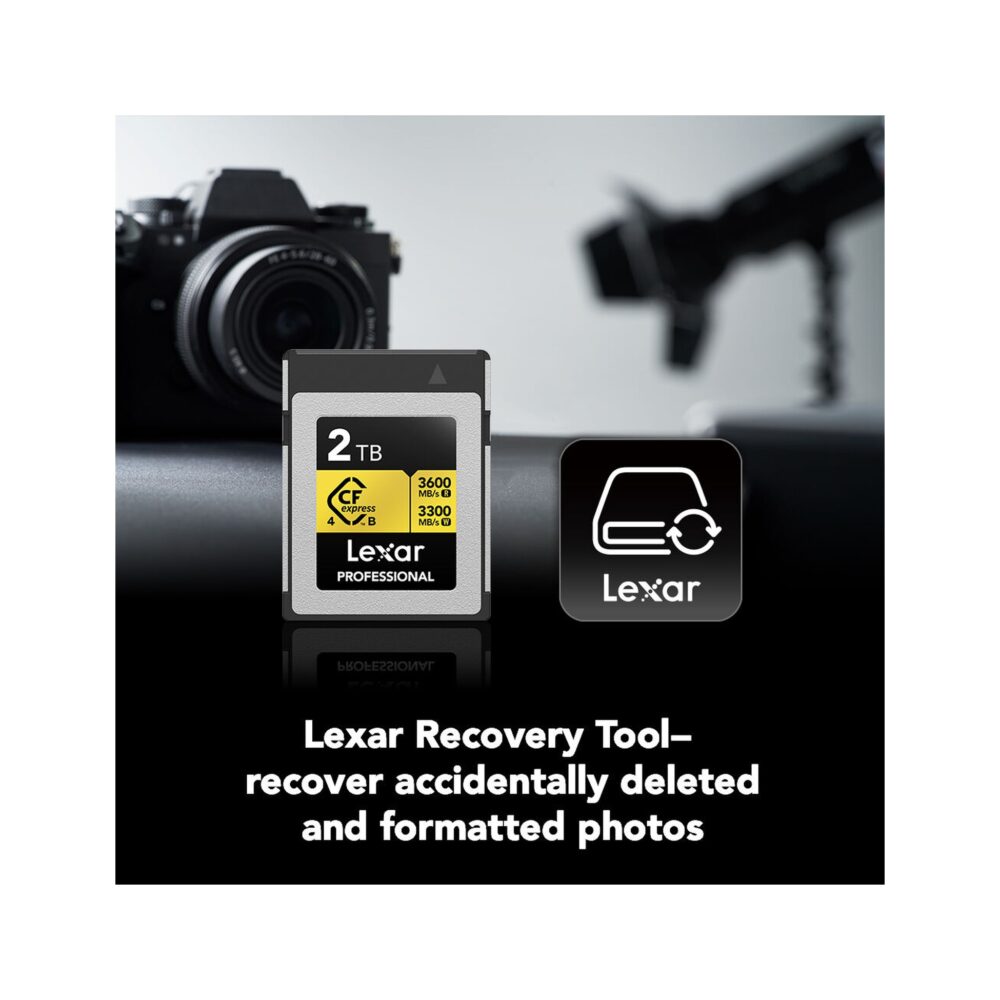 Lexar CFexpress Pro Type B Gold 4.0 Series 2TB - R3600/W3300MB/s
