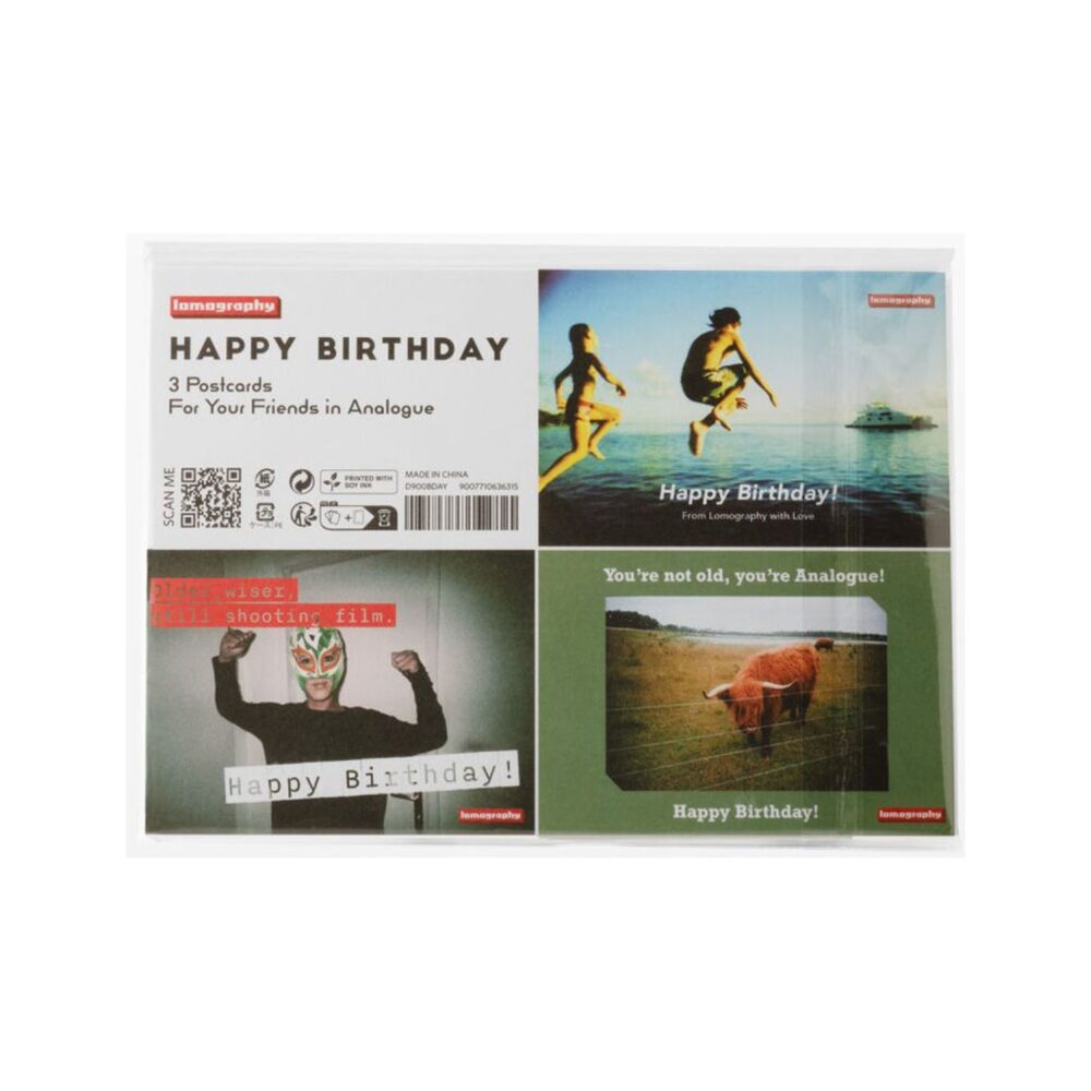 Lomography Birthday Photo Postcards (Set of 3)