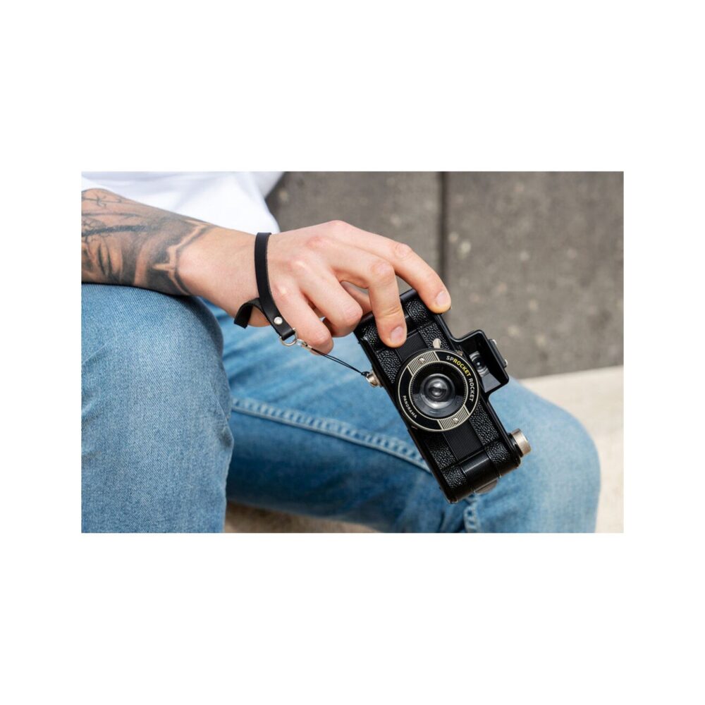 Lomography Black Leather Wrist Strap