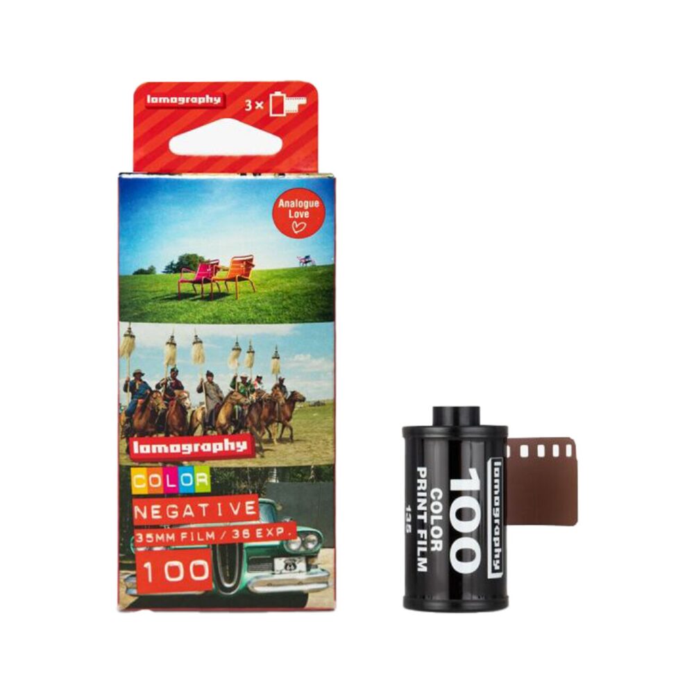 Lomography Color Negative 35 mm ISO 100 – Pack of 3