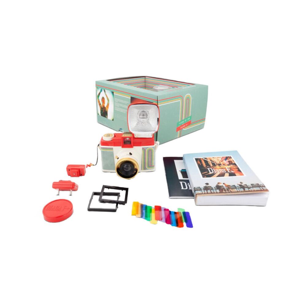 Lomography Diana F+ Film Camera and Flash - 10 Year Anniversary Edition