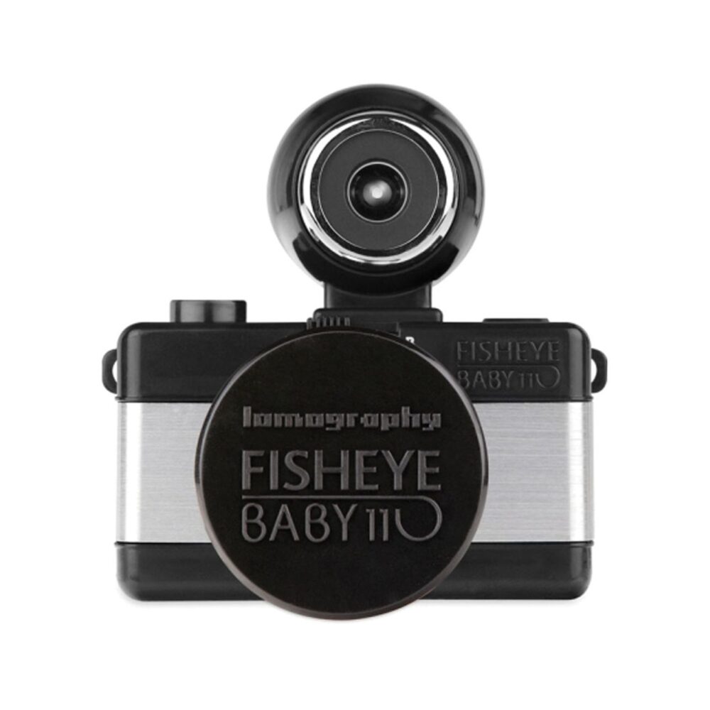 Lomography Fisheye Baby 110 Film Camera - Metal Black