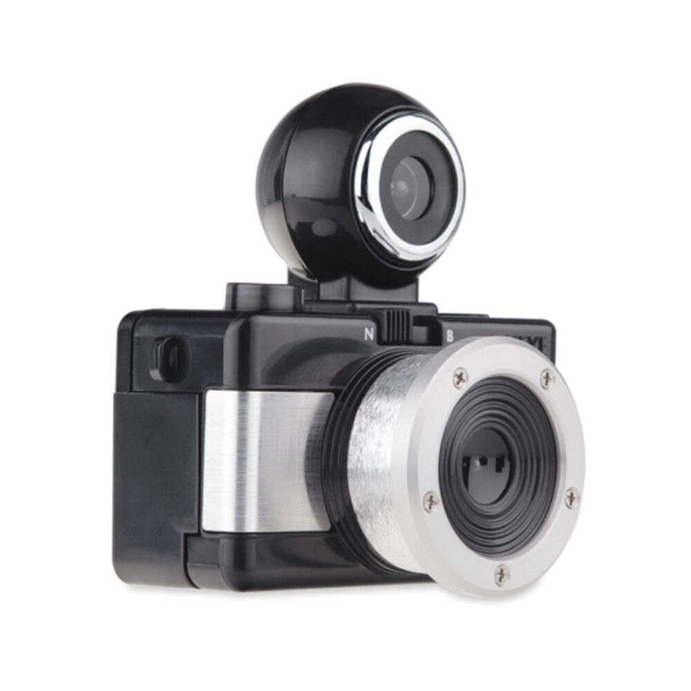 Lomography Fisheye Baby 110 Film Camera - Metal Black