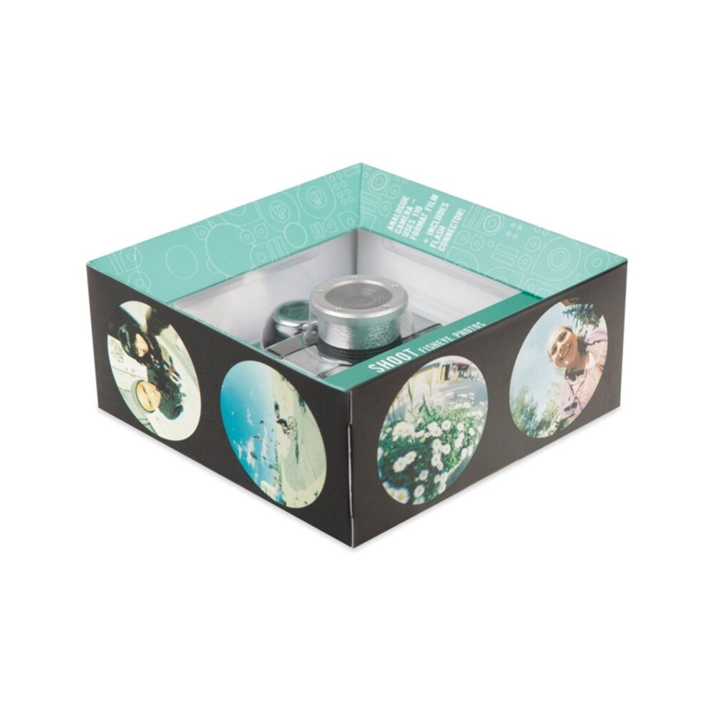 Lomography Fisheye Baby 110 Film Camera - Metal Black