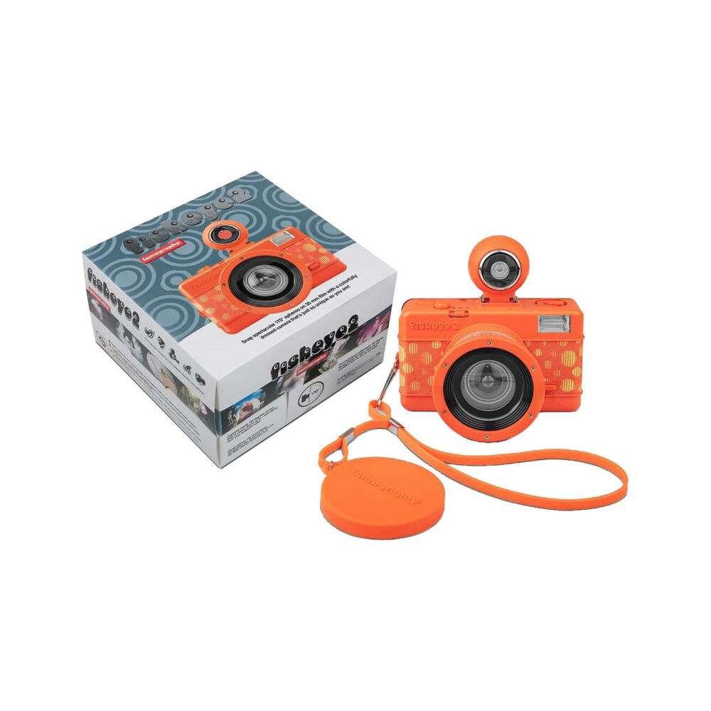Lomography Fisheye No. 2 Camera (Papaya Pop)