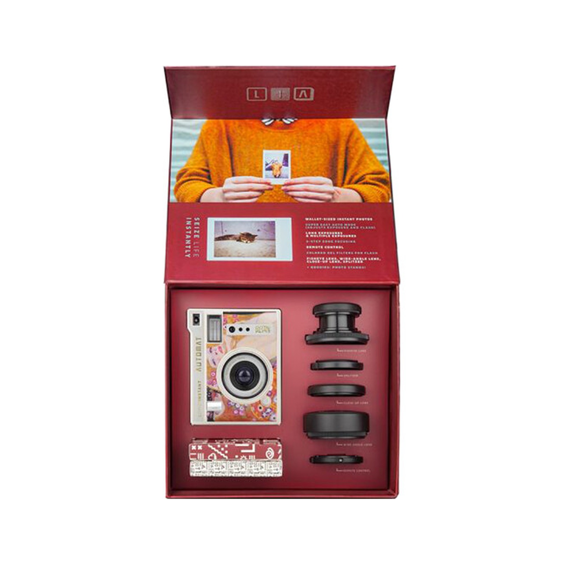 Lomography Lomo'Instant Automat Instant Film Camera and Lenses – Klimt Water Serpents II / Maiden
