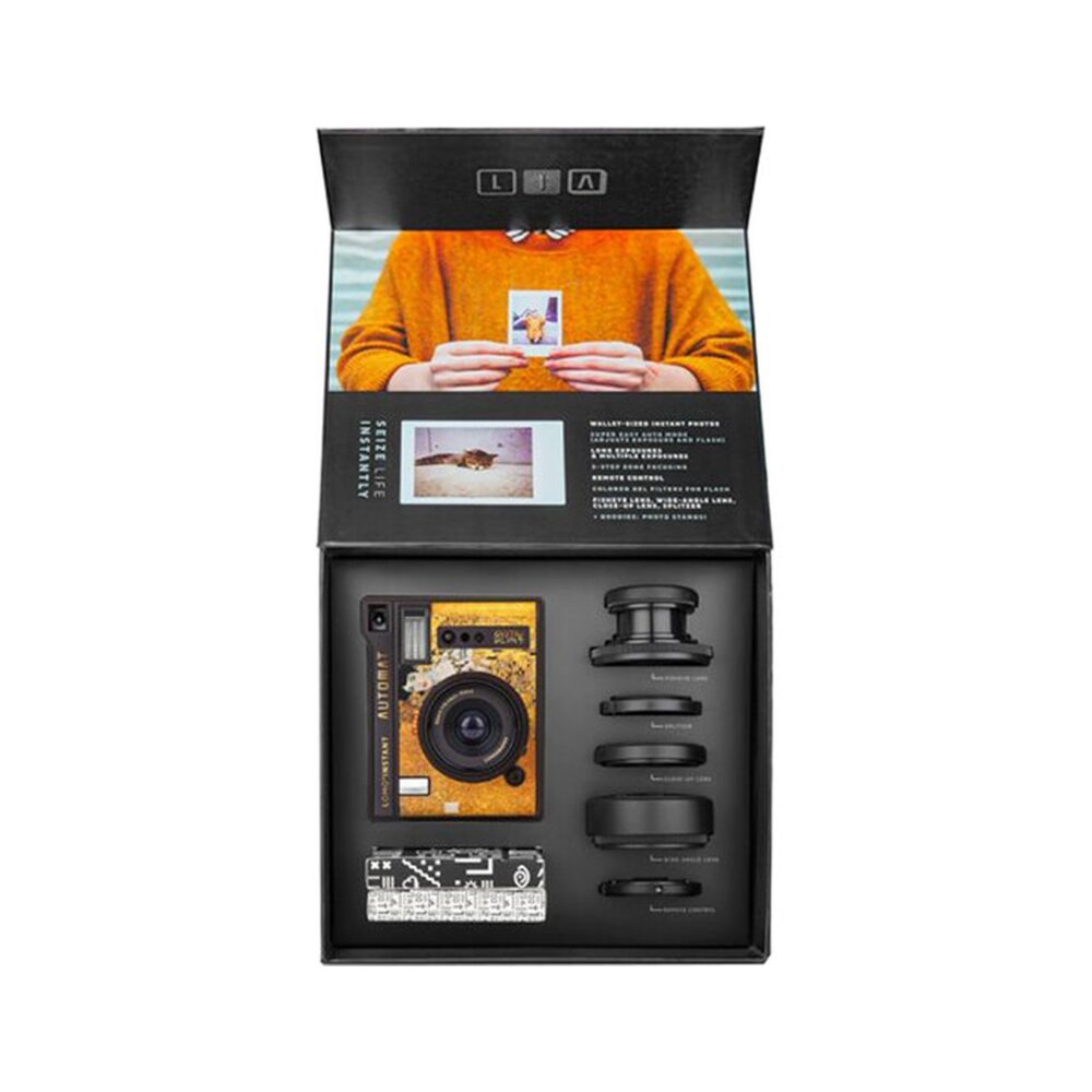 Lomography Lomo’Instant Automat & Lenses Klimt Gold Leaf (Klimt Kiss Edition)