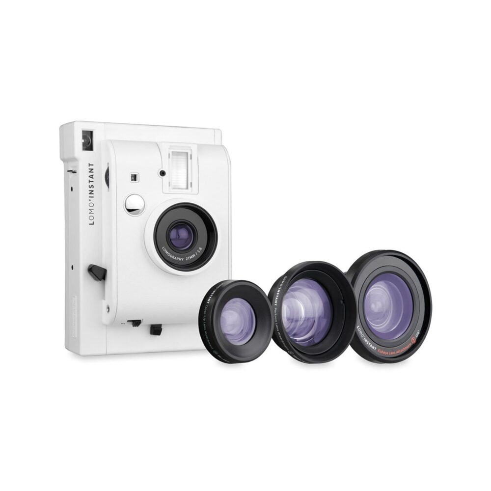 Lomography Lomo'Instant Mini White + 3 Lenses