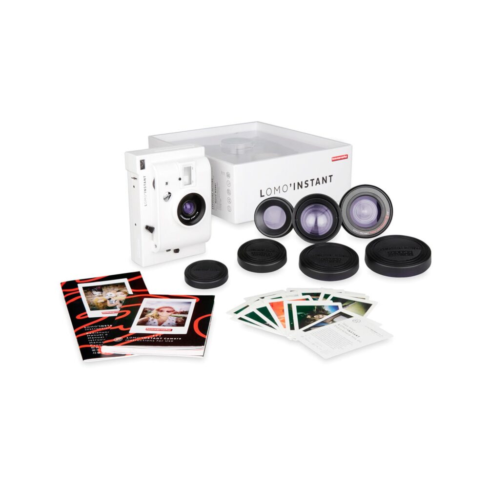Lomography Lomo'Instant Mini White + 3 Lenses