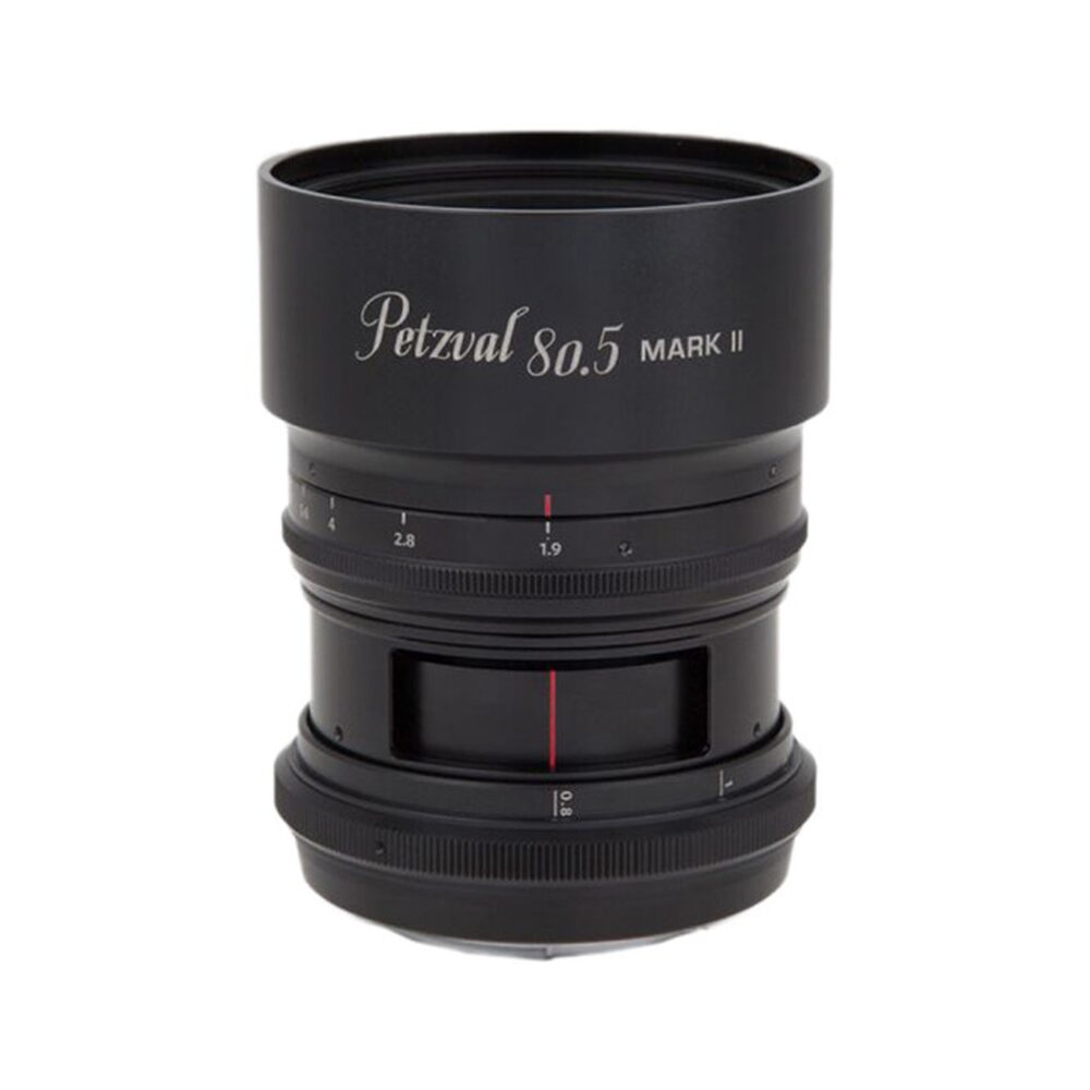 Lomography New Petzval 80.5 f/1.9 MKII Alu Black Basic Art Lens for Canon EF
