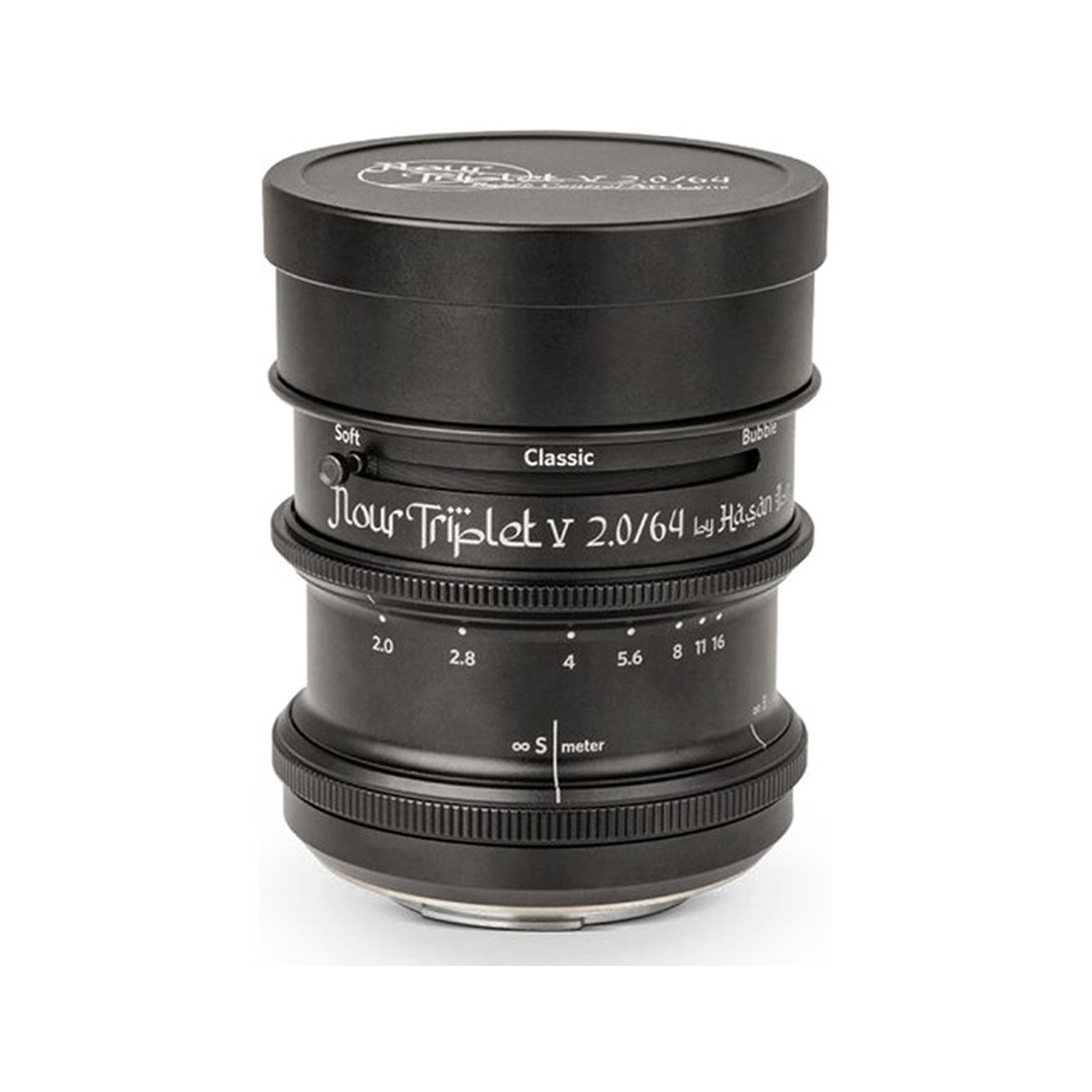 Lomography Nour Triplet V 2.0/64 Bokeh Control Art Lens for Canon RF Mount (Aluminum Black)