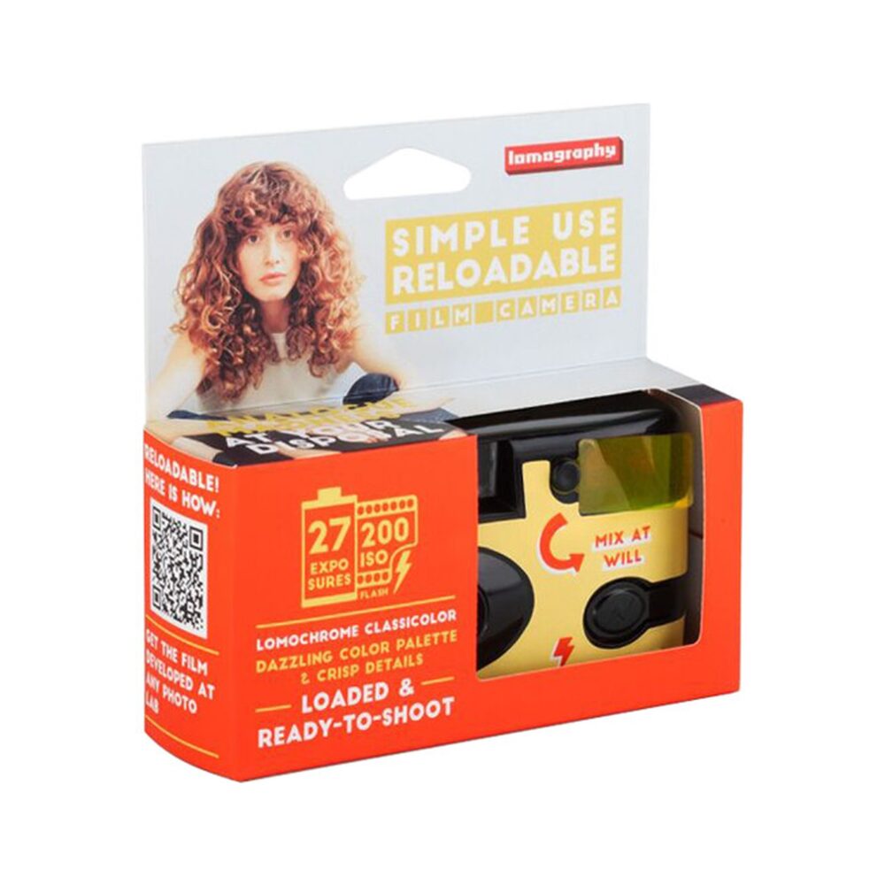 Lomography Simple Use LomoChrome Classicolor Reloadable Film Camera, 27-Exposure Roll