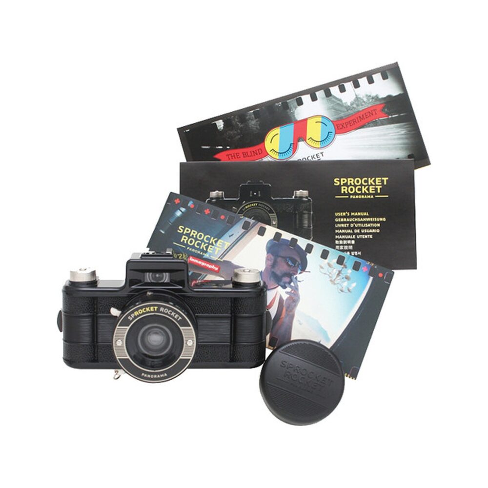 Lomography Sprocket Rocket 35mm Film Camera - Black