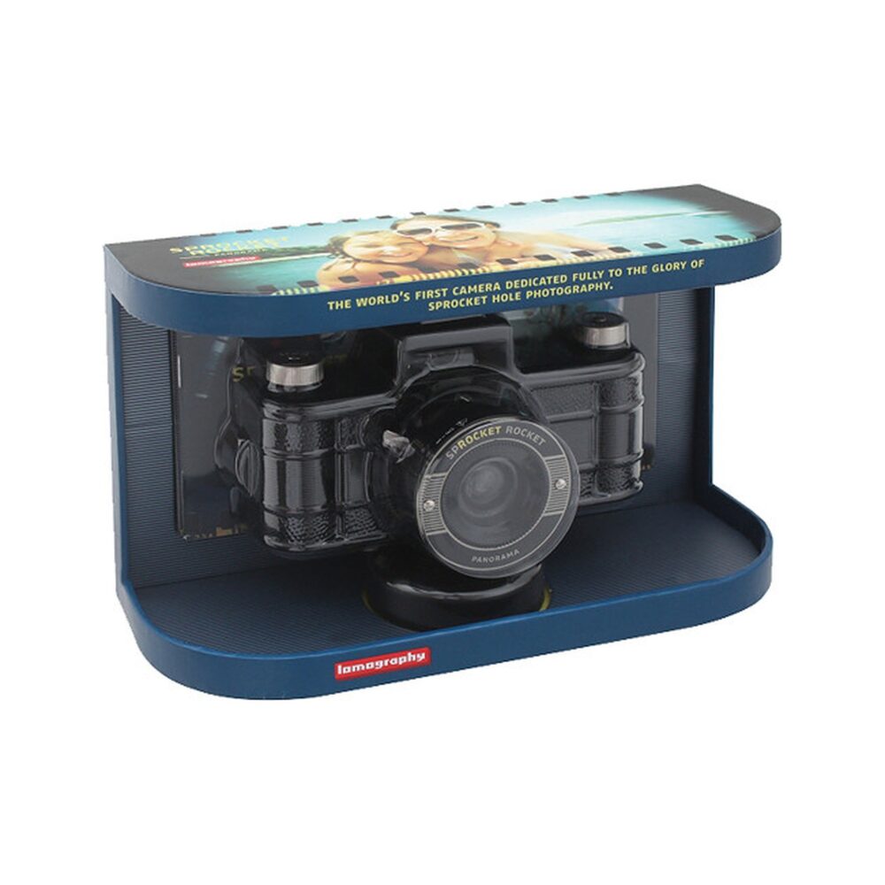 Lomography Sprocket Rocket 35mm Film Camera - Black