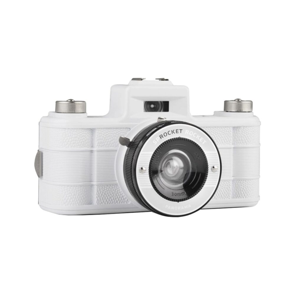 Lomography Sprocket Rocket 35mm Film Camera - Coconut White