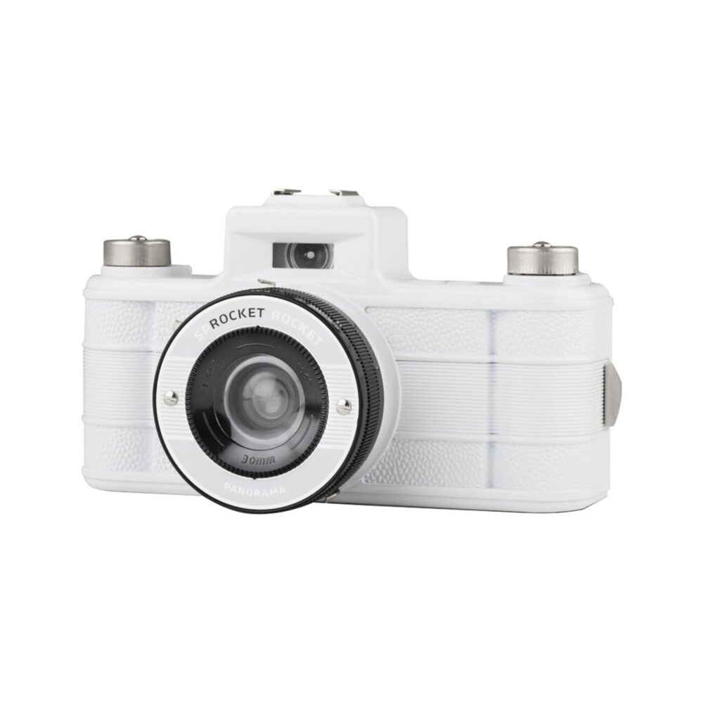 Lomography Sprocket Rocket 35mm Film Camera - Coconut White