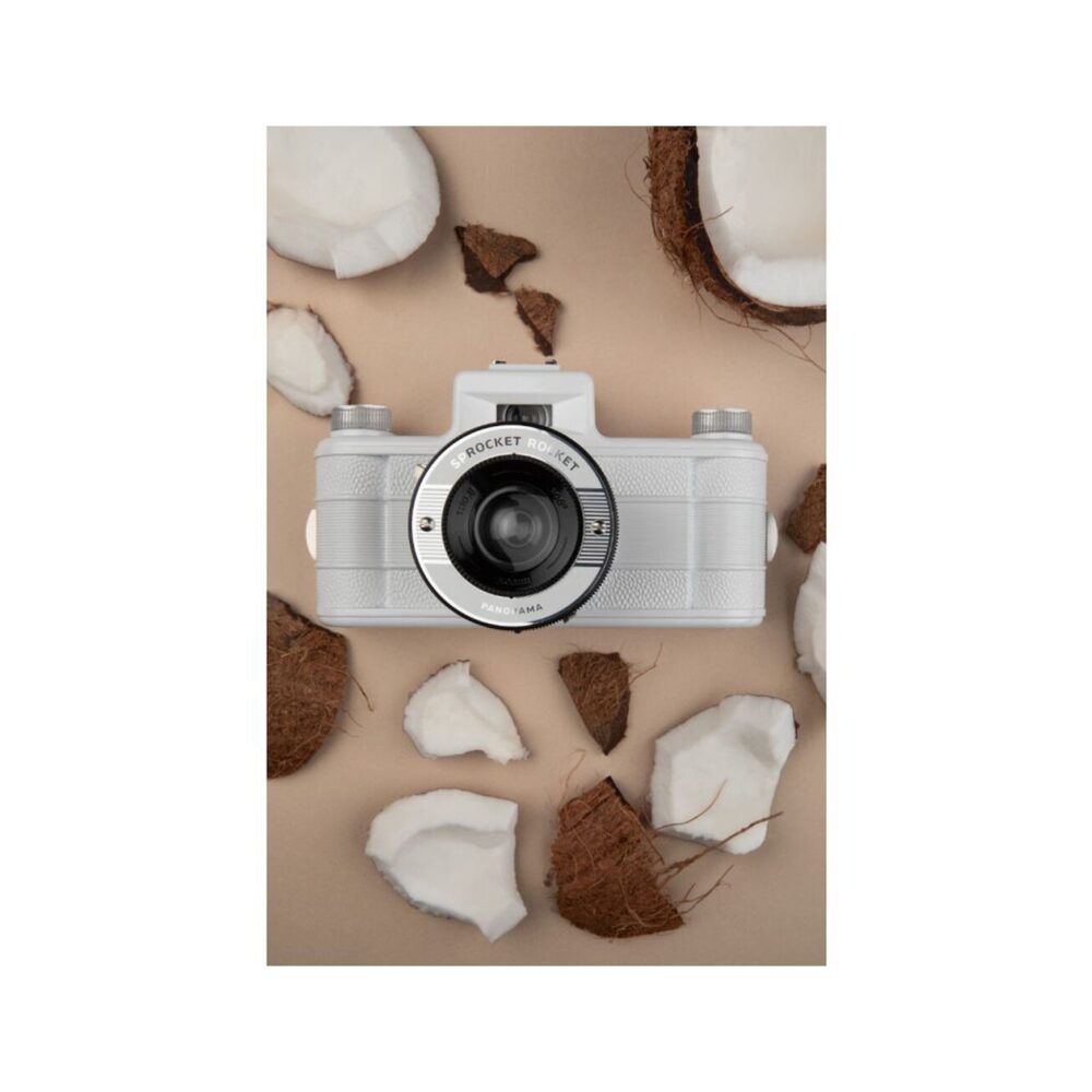 Lomography Sprocket Rocket 35mm Film Camera - Coconut White