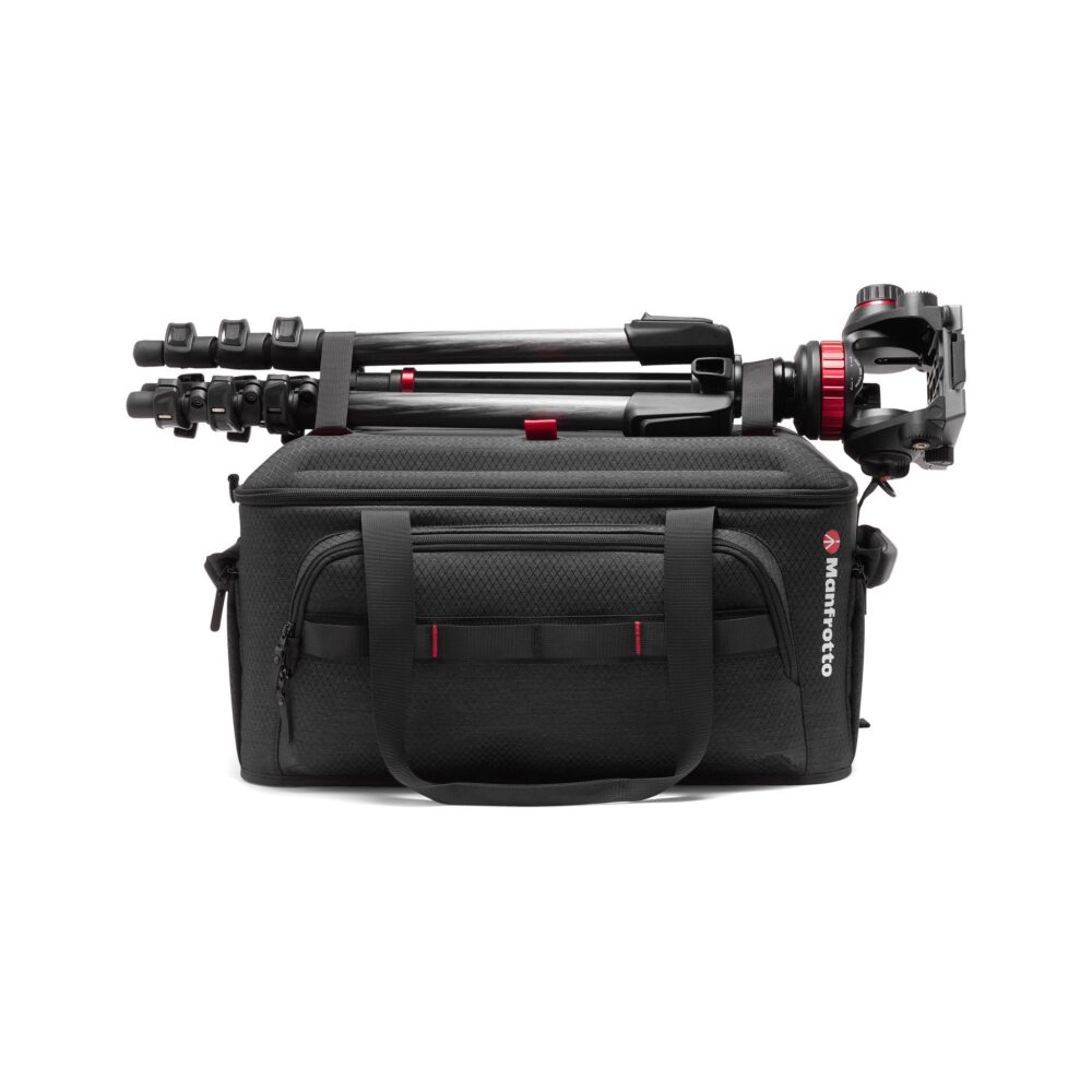 Manfrotto 502 Head & 055 CF 4-Section Carbon Fiber Video Tripod Kit