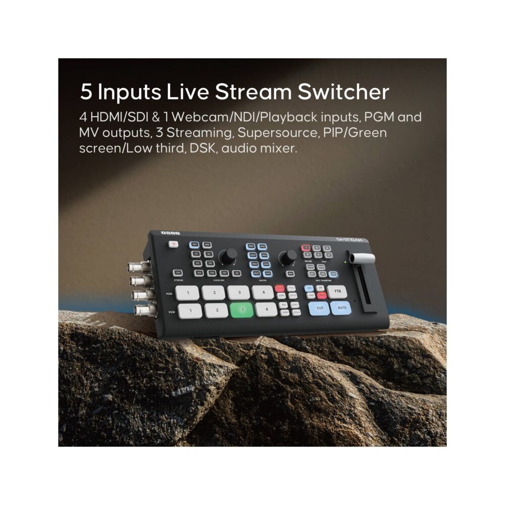 OSEE GoStream Duet SDI/HDMI/NDI Live Streaming Video Switcher/Recorder Kit