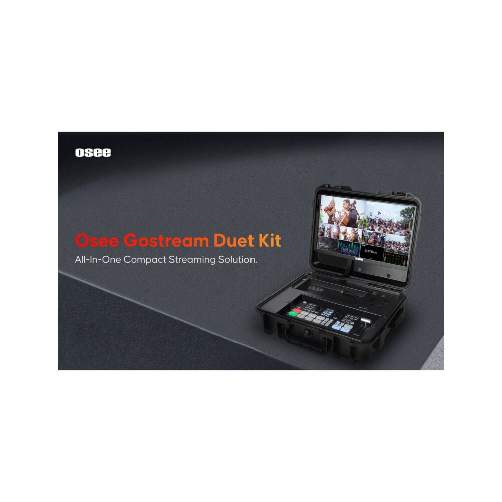 OSEE GoStream Duet SDI/HDMI/NDI Live Streaming Video Switcher/Recorder Kit