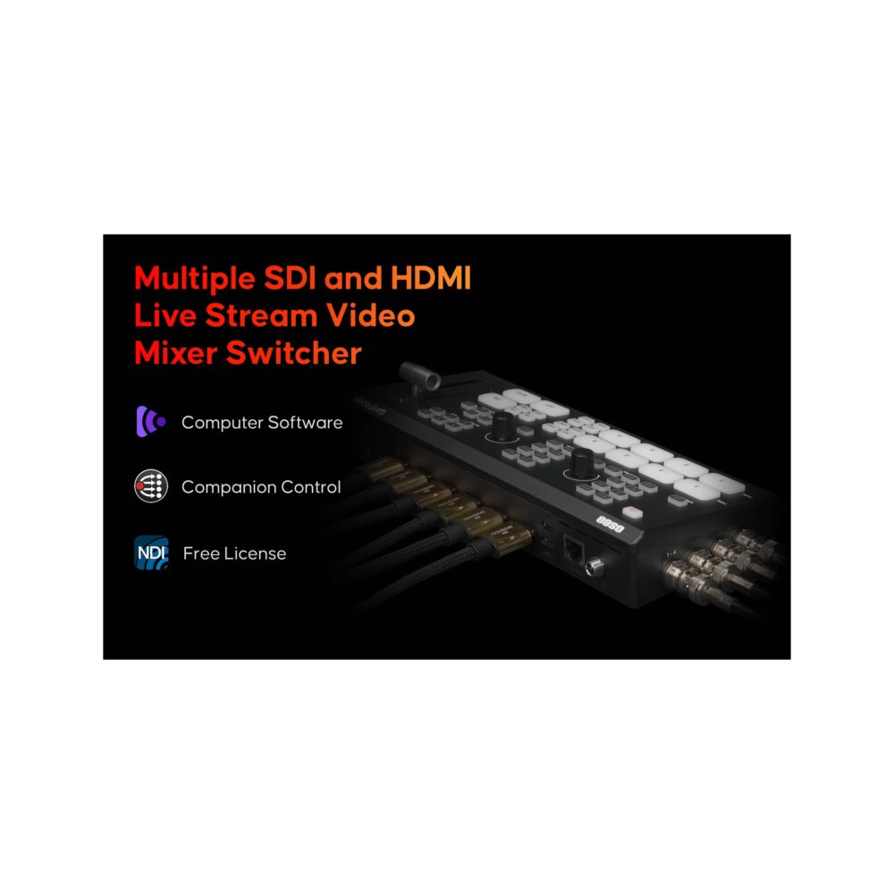 OSEE GoStream Duet SDI/HDMI/NDI Live Streaming Video Switcher/Recorder Kit